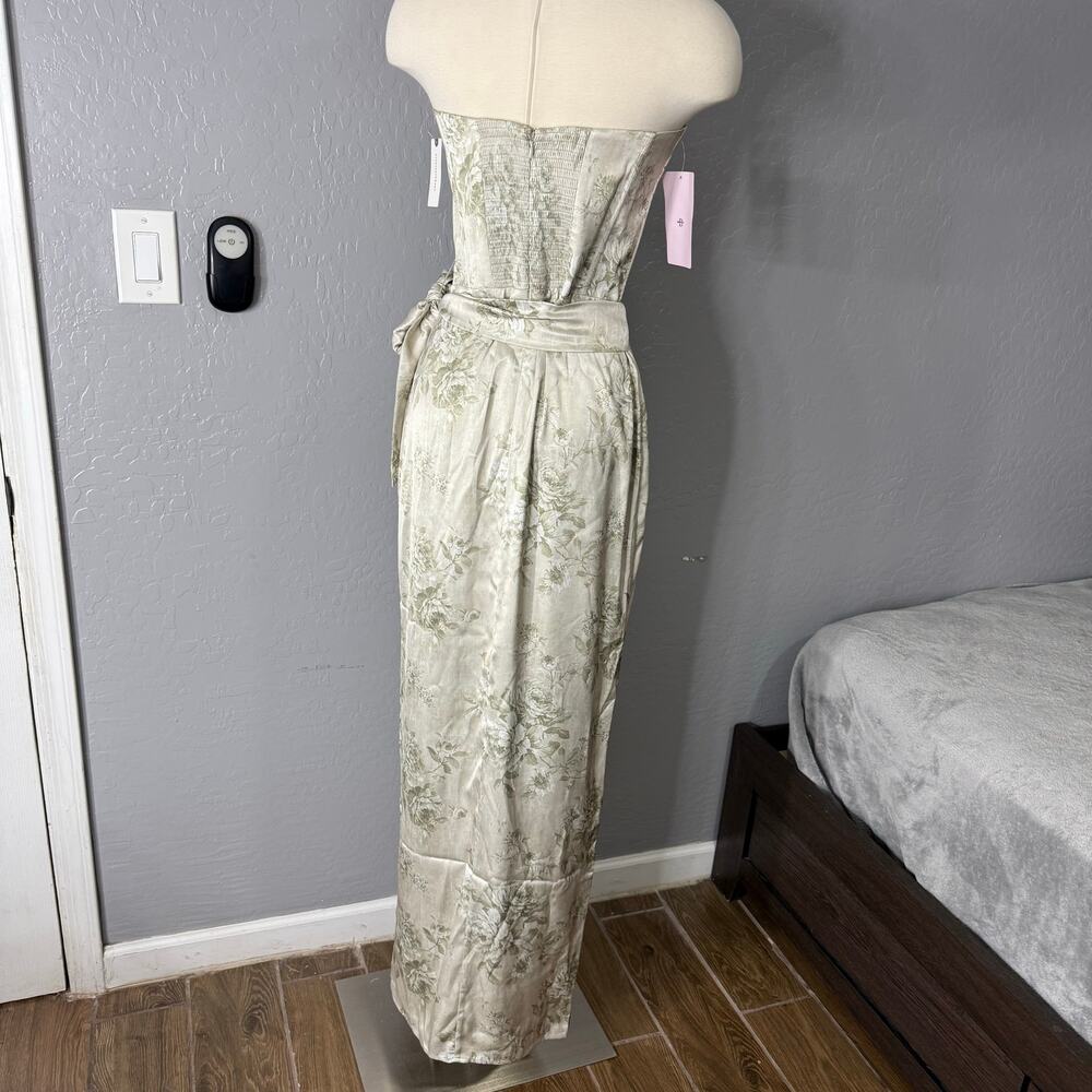 V. Chapman The June Dress in Sage Tapestry, 6 - Picture 4 of 9